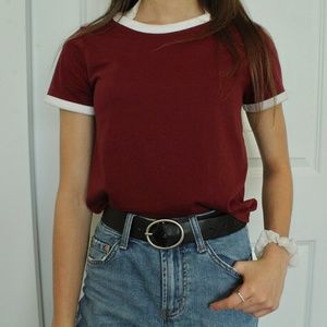 H&M Maroon tee